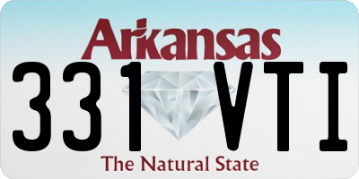 AR license plate 331VTI