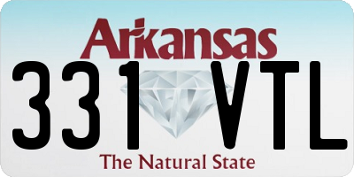 AR license plate 331VTL