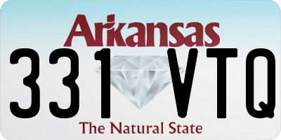 AR license plate 331VTQ