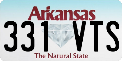 AR license plate 331VTS