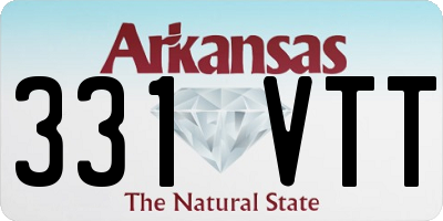 AR license plate 331VTT