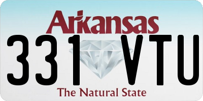 AR license plate 331VTU