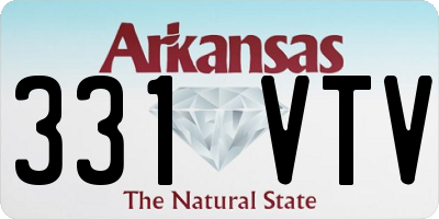 AR license plate 331VTV