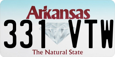 AR license plate 331VTW