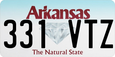 AR license plate 331VTZ