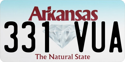 AR license plate 331VUA