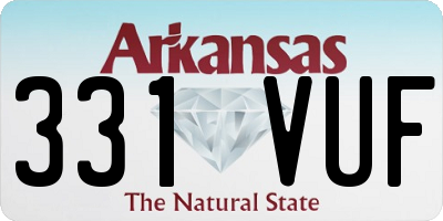 AR license plate 331VUF