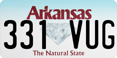AR license plate 331VUG