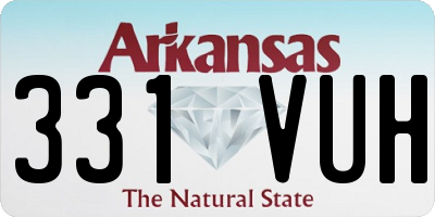AR license plate 331VUH