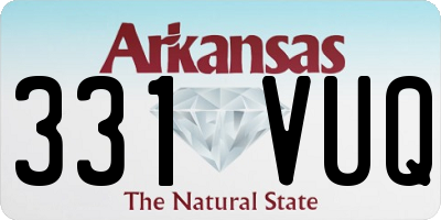 AR license plate 331VUQ
