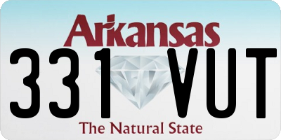 AR license plate 331VUT