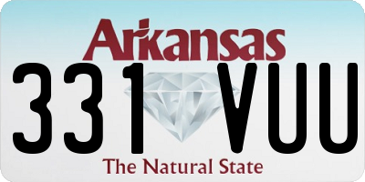 AR license plate 331VUU
