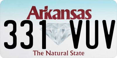 AR license plate 331VUV