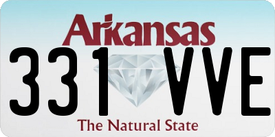 AR license plate 331VVE