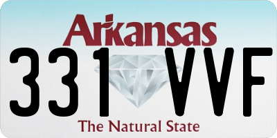 AR license plate 331VVF