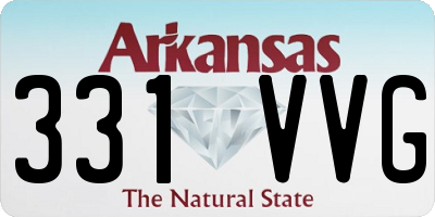 AR license plate 331VVG