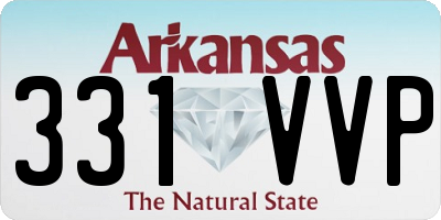 AR license plate 331VVP