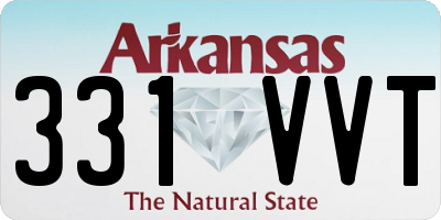 AR license plate 331VVT