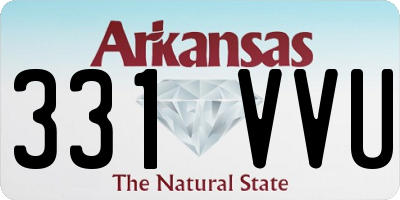 AR license plate 331VVU
