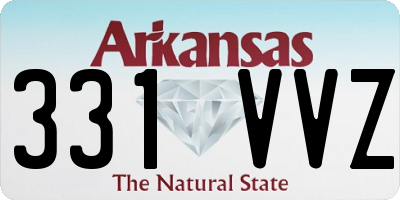 AR license plate 331VVZ