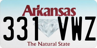 AR license plate 331VWZ