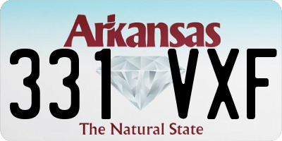 AR license plate 331VXF