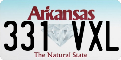 AR license plate 331VXL