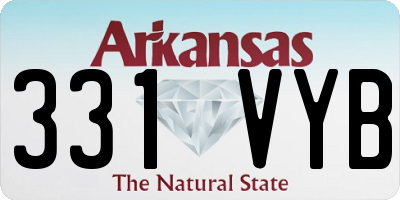 AR license plate 331VYB