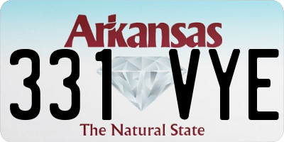 AR license plate 331VYE