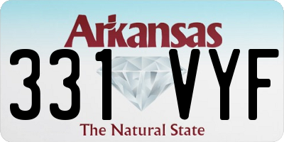 AR license plate 331VYF
