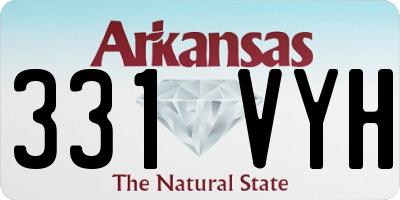 AR license plate 331VYH