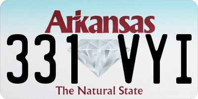 AR license plate 331VYI