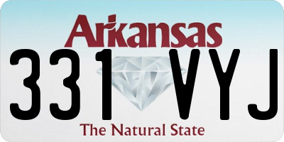 AR license plate 331VYJ
