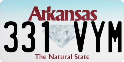 AR license plate 331VYM