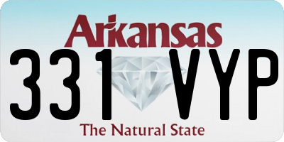 AR license plate 331VYP