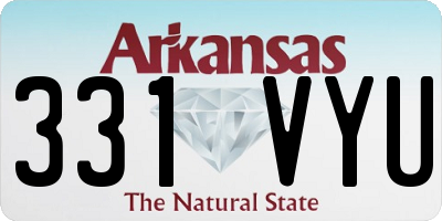 AR license plate 331VYU