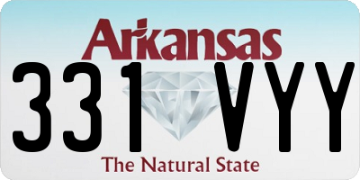AR license plate 331VYY