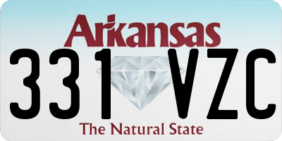 AR license plate 331VZC