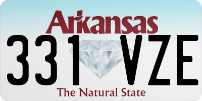 AR license plate 331VZE