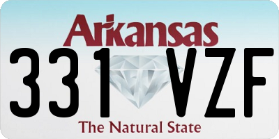 AR license plate 331VZF