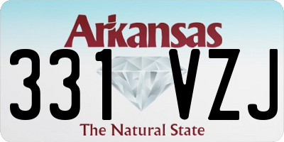 AR license plate 331VZJ