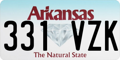 AR license plate 331VZK