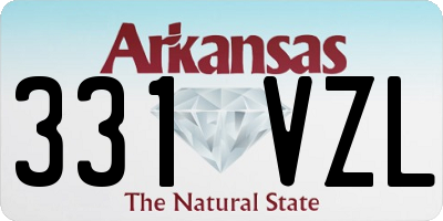 AR license plate 331VZL