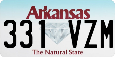 AR license plate 331VZM