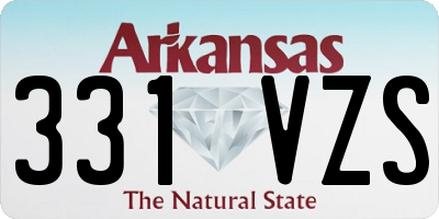 AR license plate 331VZS