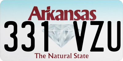 AR license plate 331VZU