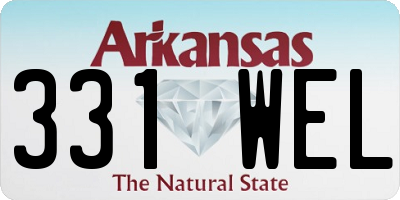 AR license plate 331WEL