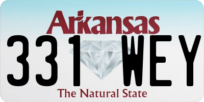 AR license plate 331WEY