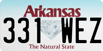 AR license plate 331WEZ