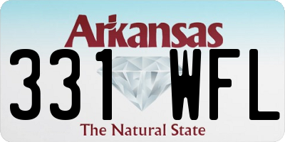 AR license plate 331WFL